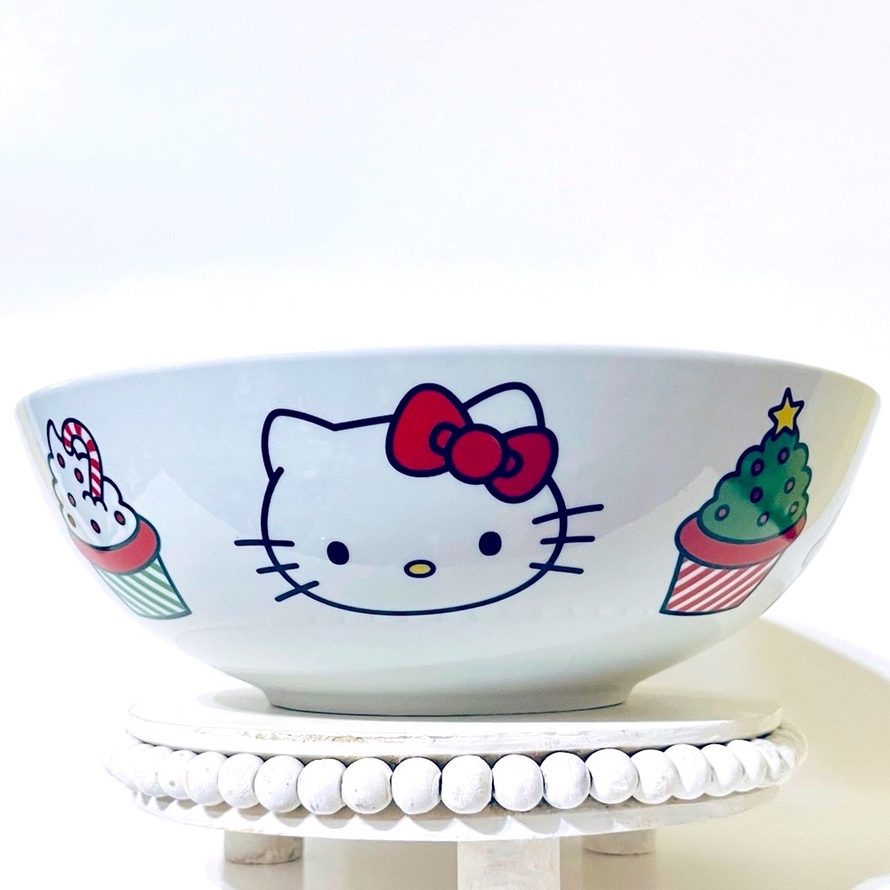 Hello Kitty Christmas Large Serving Bowl